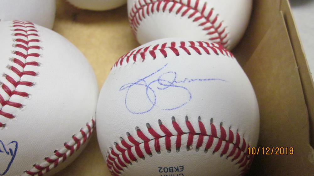 John Lannan Washington Nationals/Philadelphia Phillies signed OLB Baseball COA