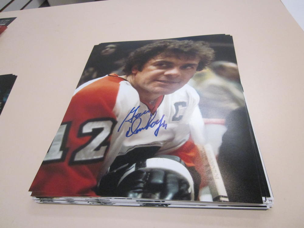 Gary Dornhoefer Philadelphia Flyers  Signed 8x10 Photo COA 