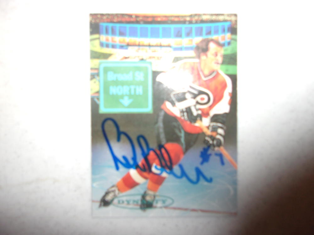 Bill Barber Philadelphia Flyers Signed 1993 Parkhurst Card COA