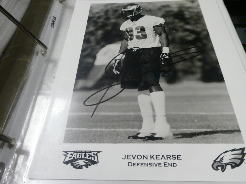 Jevon Kearse Philadelphia Eagles Signed 8x10 Photo COA  