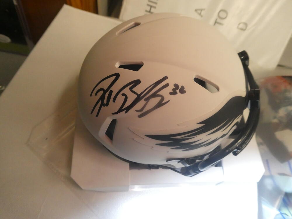 Reed Blakenship Philadelphia Eagles Signed white Mini  Helmet COA