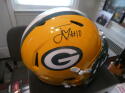 Jordan Love Green Bay Packers Signed Full Size FS Replica Helmet Beckett COA